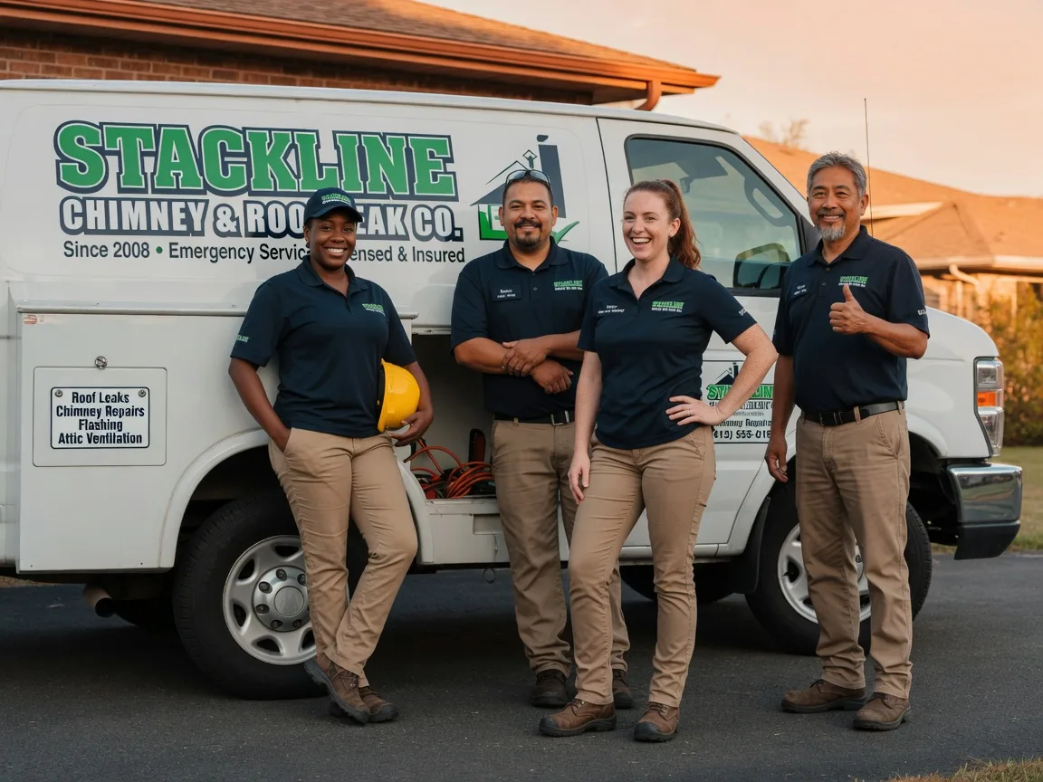 Chimney flashing repair company in Red Oak, VA